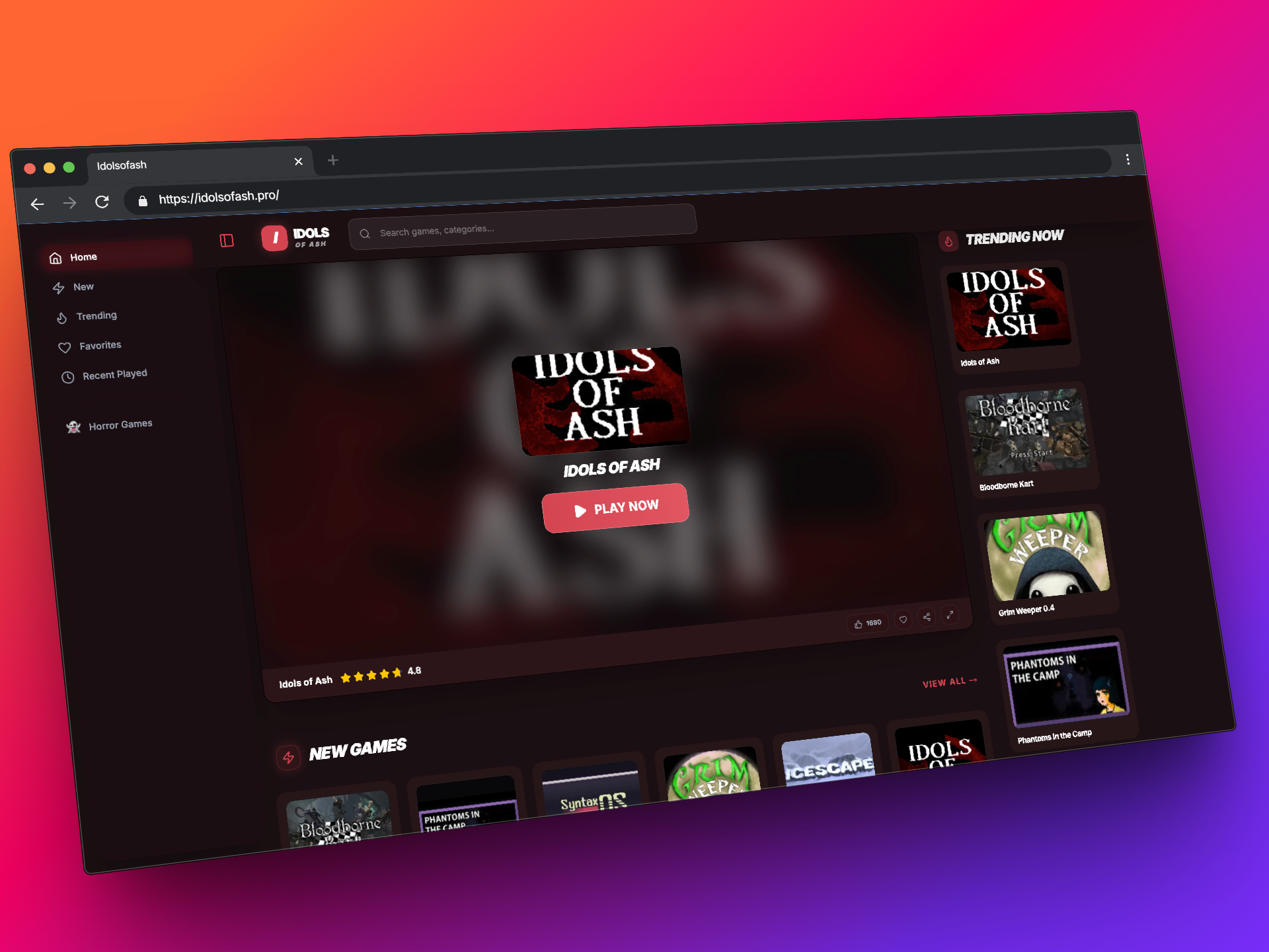 screenshot01 of idols of ash